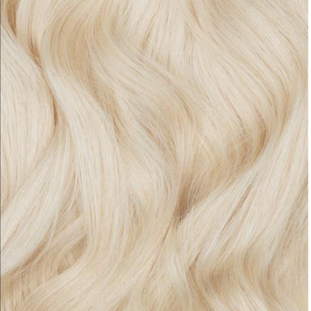 18 inch ash blonde bombay hair clip in extensions